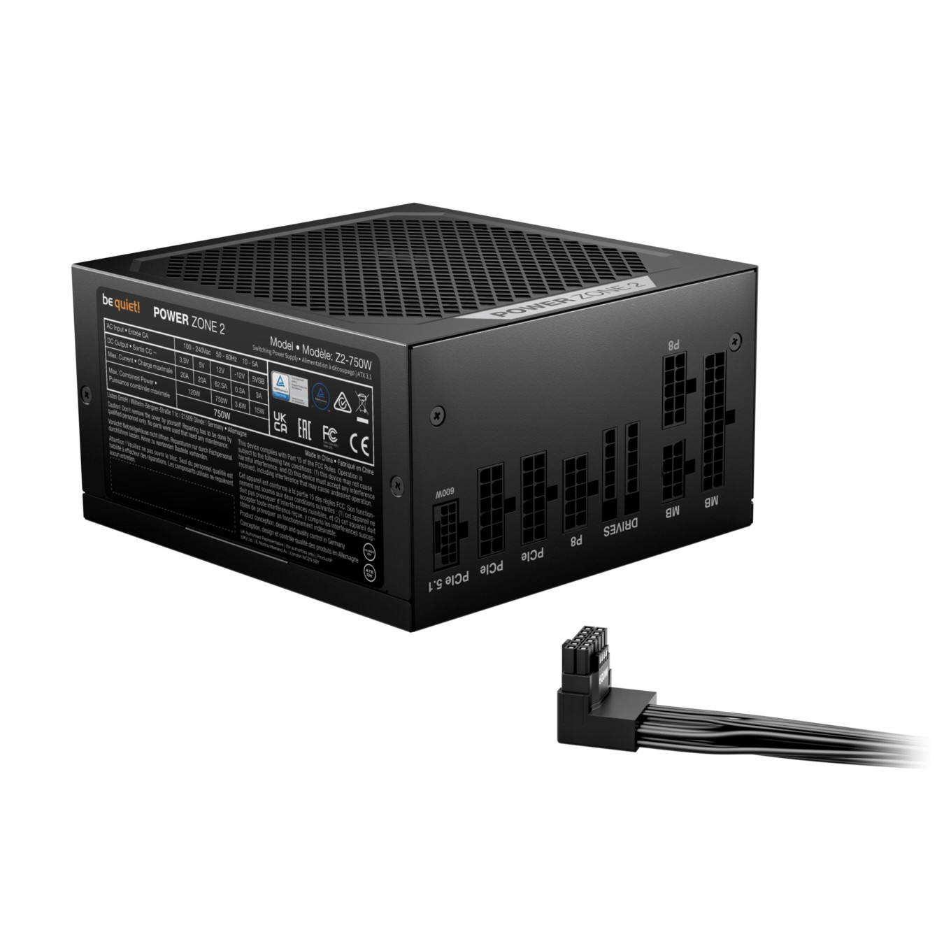 be quiet! Power Zone 2 BP006EU – 750W 80 PLUS Platinum ATX PSU | Armenius Store
