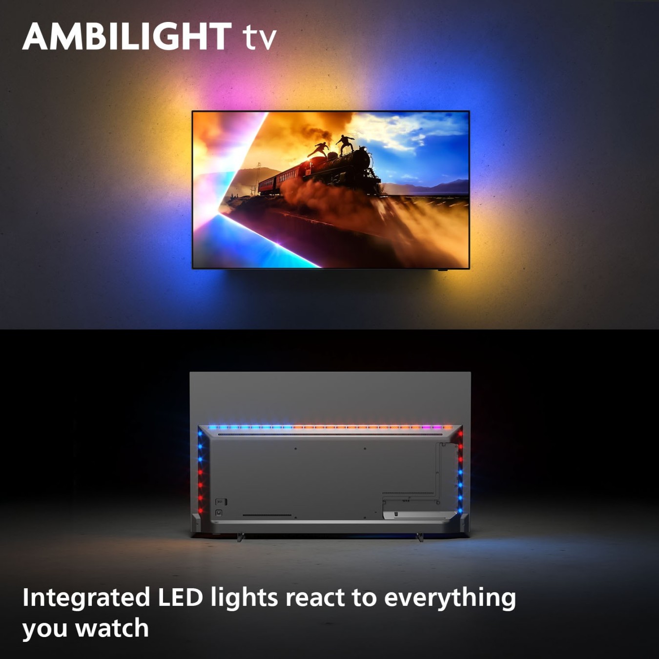 Philips 12 164cm 65' 4K OLED 120 Hz Ambilight Smart TV - 65OLED760 - 12 164cm 65' 4K OLED 120 Hz Ambilight Smart TV