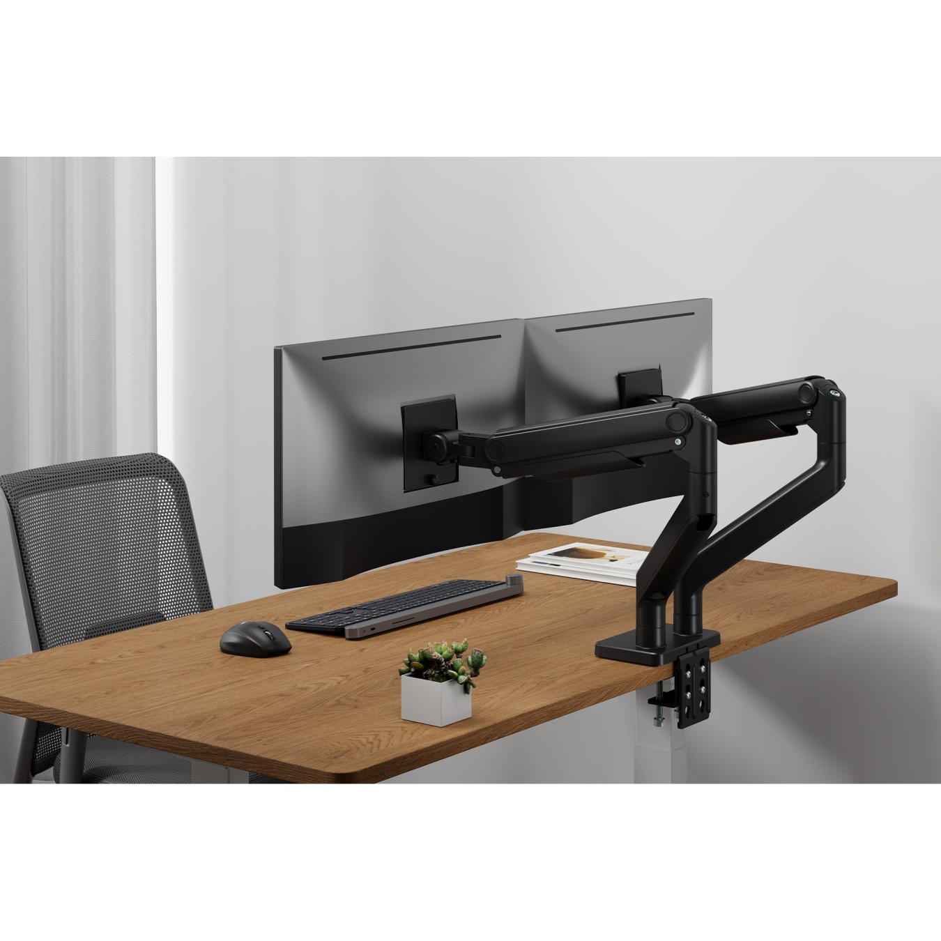DIGITUS Dual Monitor Arm - 2x 45" - 2x 20 kg — Buy in Cyprus with Fast Delivery