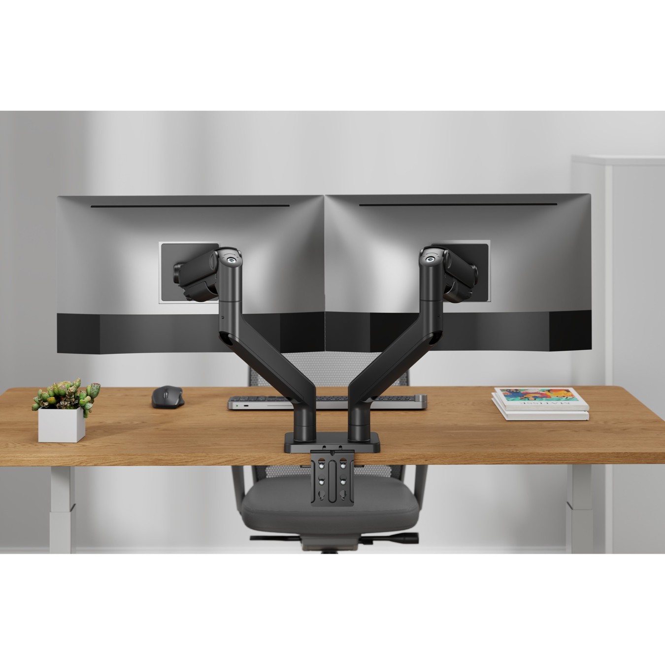 DIGITUS Dual Monitor Arm - 2x 45" - 2x 20 kg — Buy in Cyprus with Fast Delivery