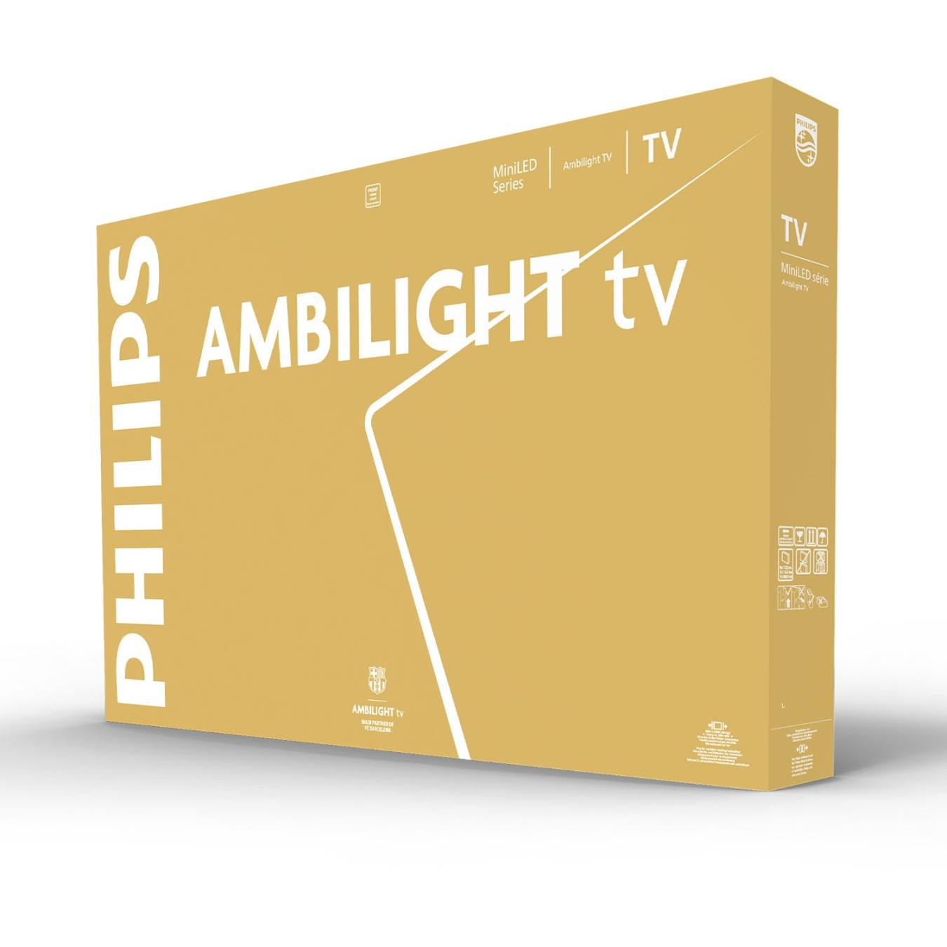 Philips Ambilight Smart TV TitanOS - 85MLED910 - 12 215cm 85' miniLED Ambilight Smart TV TitanOS