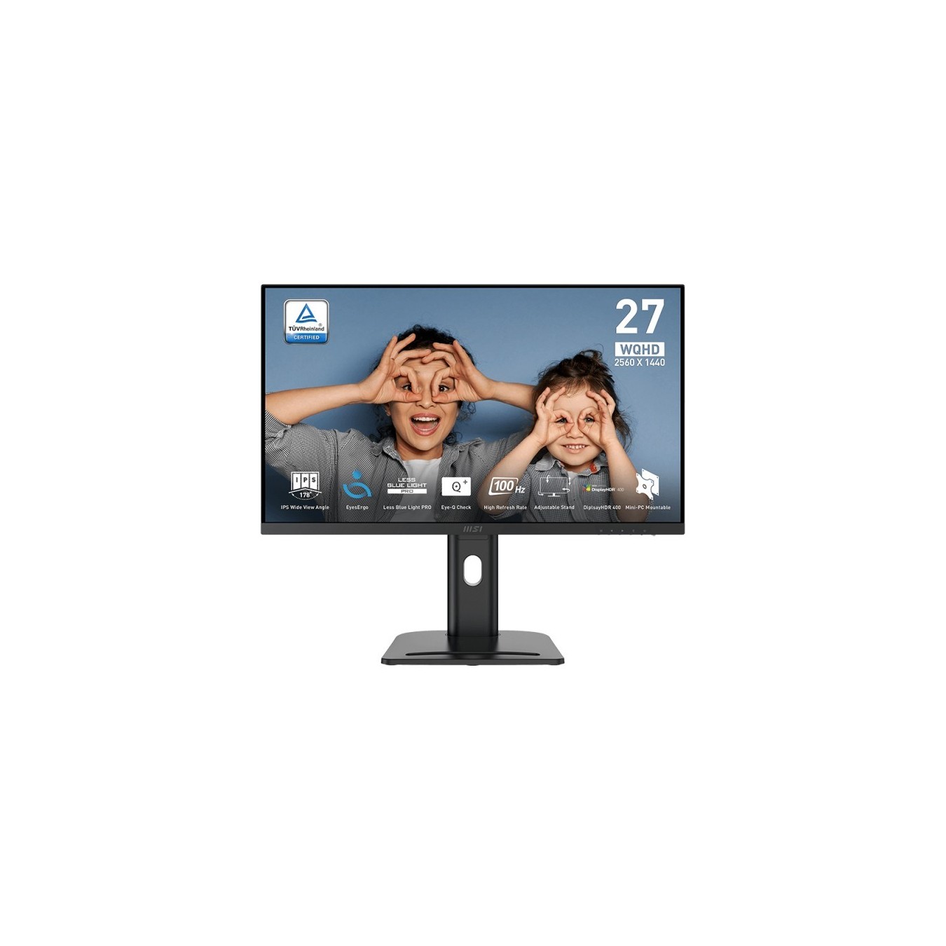 MSI PRO - MP273QPDE E2 - 69cm (27') IPS WQHD 4ms 100Hz — Buy in Cyprus with Fast Delivery