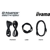 iiyama - GB2741QSU-B1 - 68.6 cm 27? (2560×1440) 16:9 QHD IPS 1 ms 144 Hz HDMI DisplayPort VESA 100×100 Black