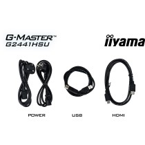 iiyama G-Master - G2441HSU-B1 - 60.5 cm 23.8? (1920×1080) 16:9 FHD IPS 1 ms (MPRT) 144 Hz HDMI DP VESA Black
