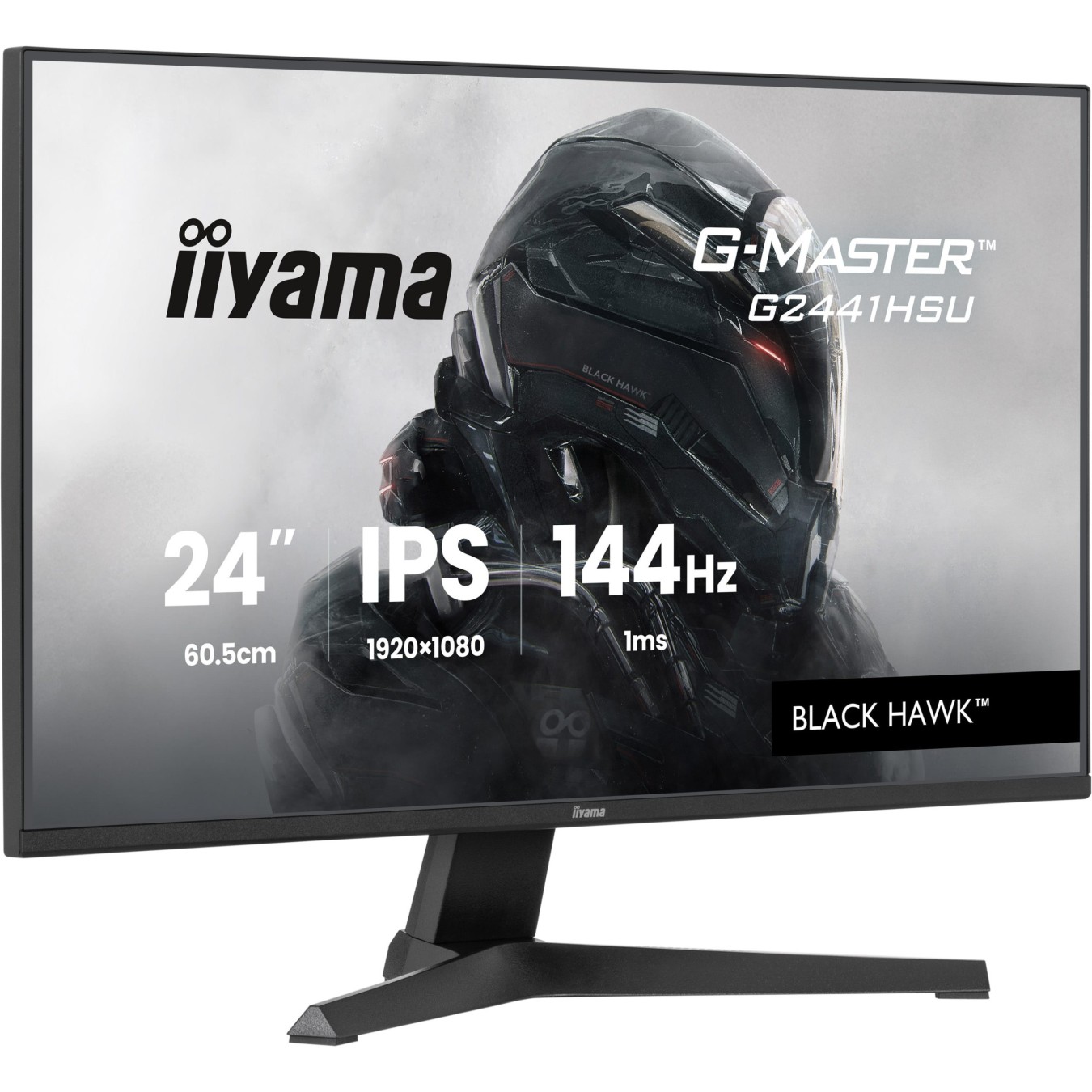 iiyama G-Master - G2441HSU-B1 - 60.5 cm 23.8? (1920×1080) 16:9 FHD IPS 1 ms (MPRT) 144 Hz HDMI DP VESA Black