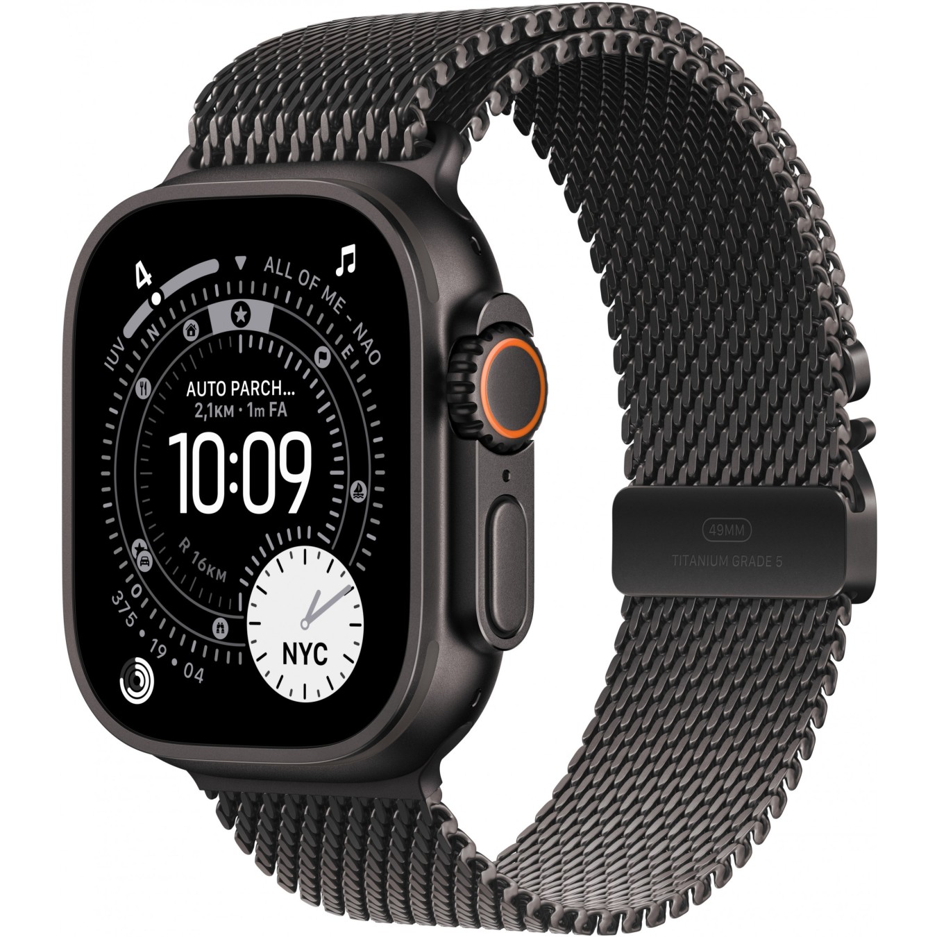 Apple Watch Ultra 3 Titanium Cellular 49mm - Black Milanaise Titanium Black Small — Buy in Cyprus with Fast Delivery