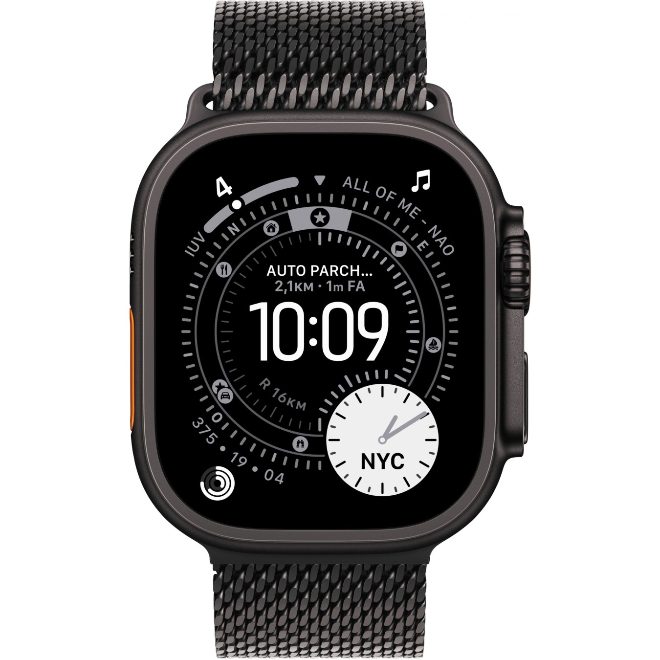 Apple Watch Ultra 3 Titanium Cellular 49mm - Black Milanaise Titanium Black Small — Buy in Cyprus with Fast Delivery