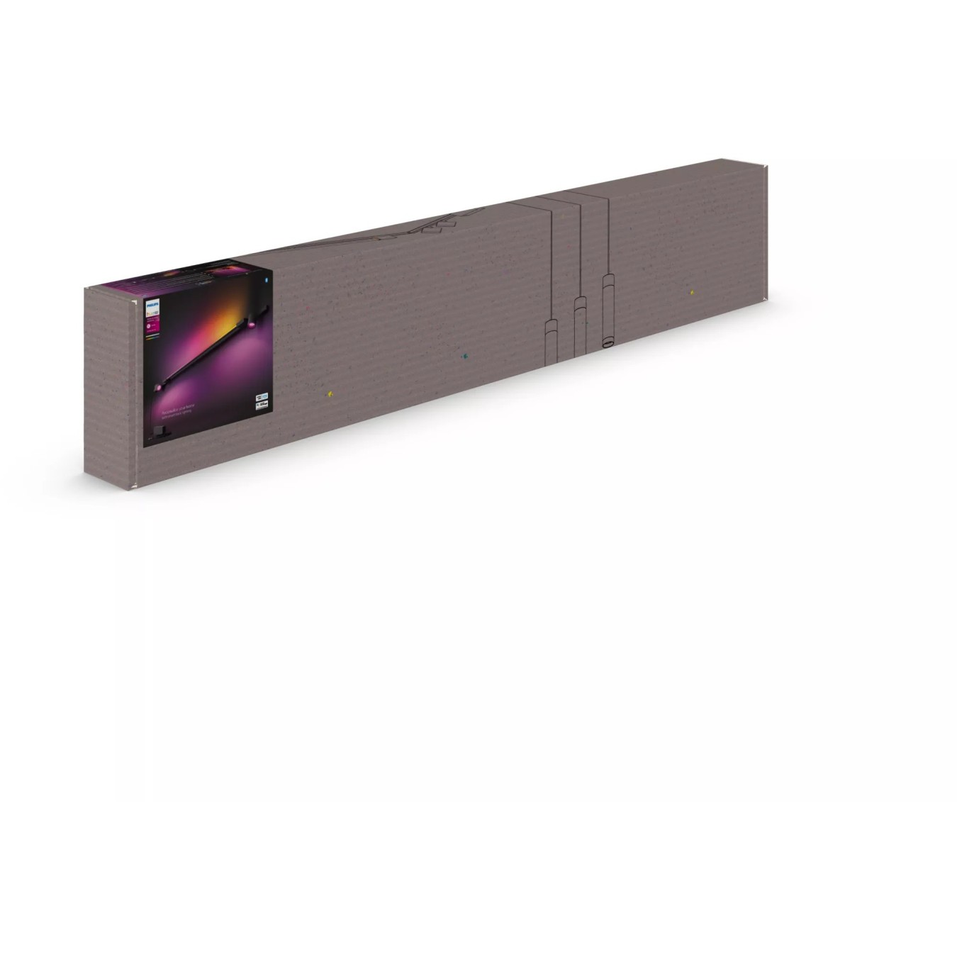Philips Hue Perifo Base Set Wall Light - 2 Spots + Gradient Tube Black — Buy in Cyprus with Fast Delivery