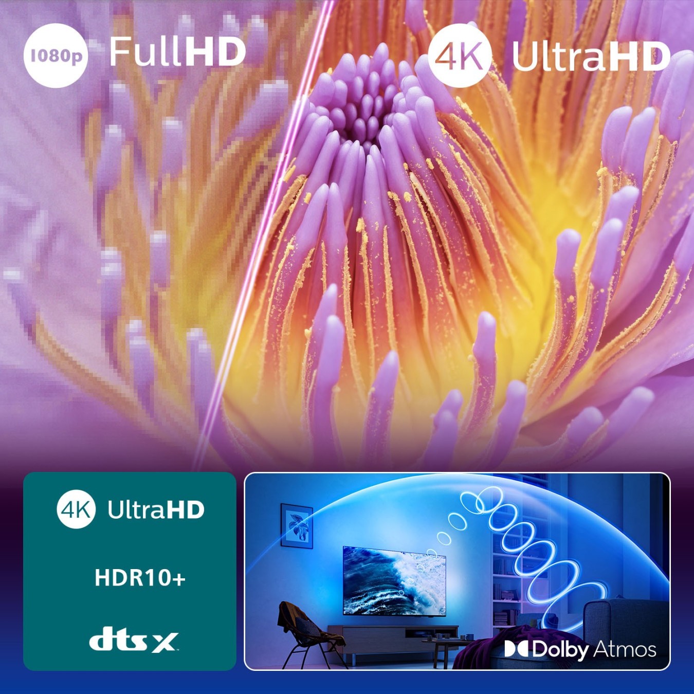 Philips Ambilight TV - 65PUS8500/12 - 164cm 65' 4K Ambilight TV — Buy in Cyprus with Fast Delivery