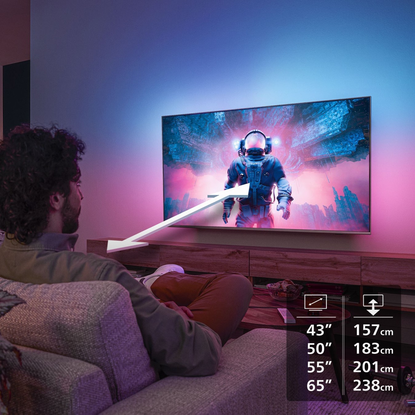 Philips Ambilight TV - 65PUS8500/12 - 164cm 65' 4K Ambilight TV — Buy in Cyprus with Fast Delivery
