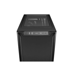 be quiet! Pure Base 501 - Mid Tower PC Case, Black, ATX/mATX/Mini-ITX, USB-C, 2x140mm Fans (Boxed)