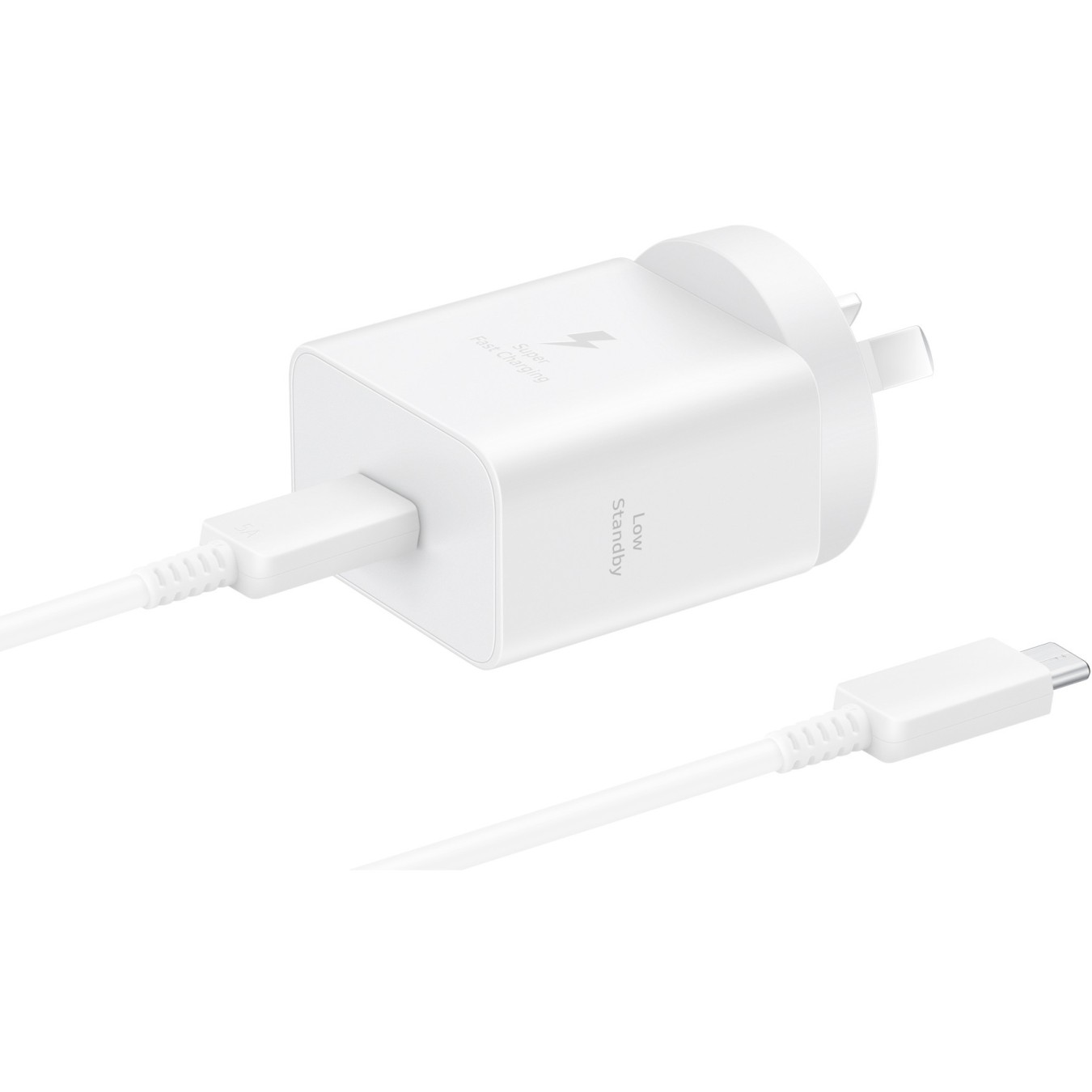 Samsung Fast Charger - EP-T4511 - 45W Power with 5A Cable White — Buy in Cyprus with Fast Delivery