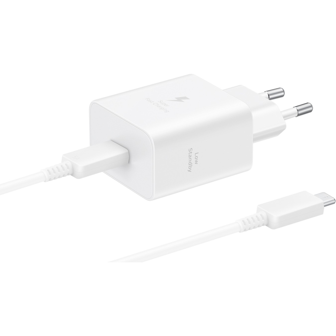 Samsung Fast Charger - EP-T4511 - 45W Power with 5A Cable White — Buy in Cyprus with Fast Delivery