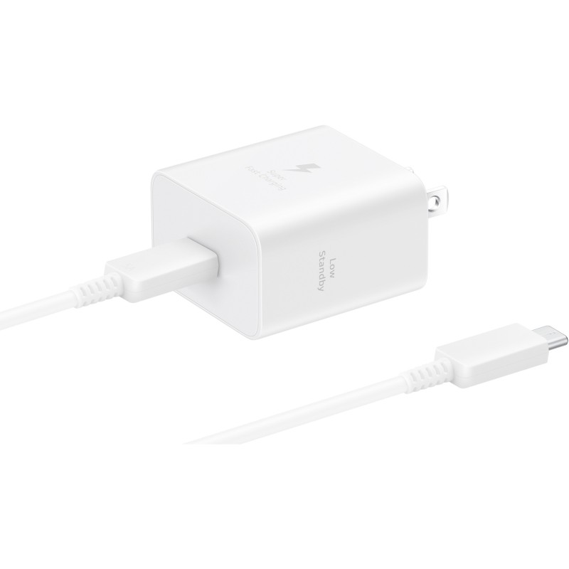 Buy Samsung Fast Charger - EP-T4511 - 45W Power with 5A Cable White in Cyprus, Nicosia, Limassol, Larnaka, Pafos