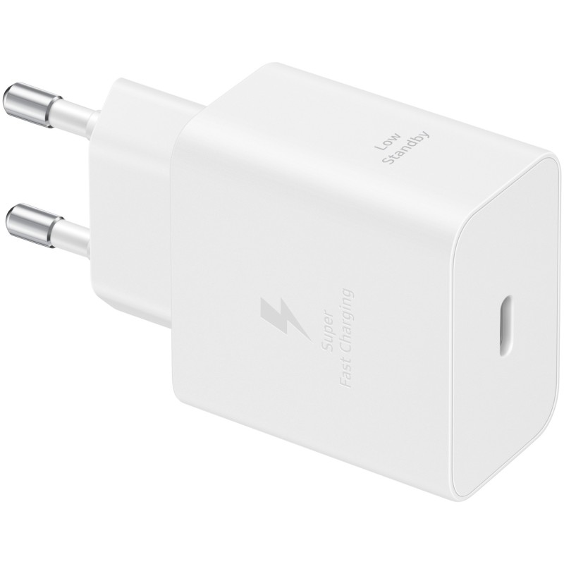 Buy Samsung Fast Charger - EP-T4511 - 45W Power with 5A Cable White in Cyprus, Nicosia, Limassol, Larnaka, Pafos