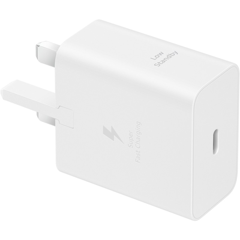 Buy Samsung Fast Charger - EP-T4511 - 45W Power with 5A Cable White in Cyprus, Nicosia, Limassol, Larnaka, Pafos