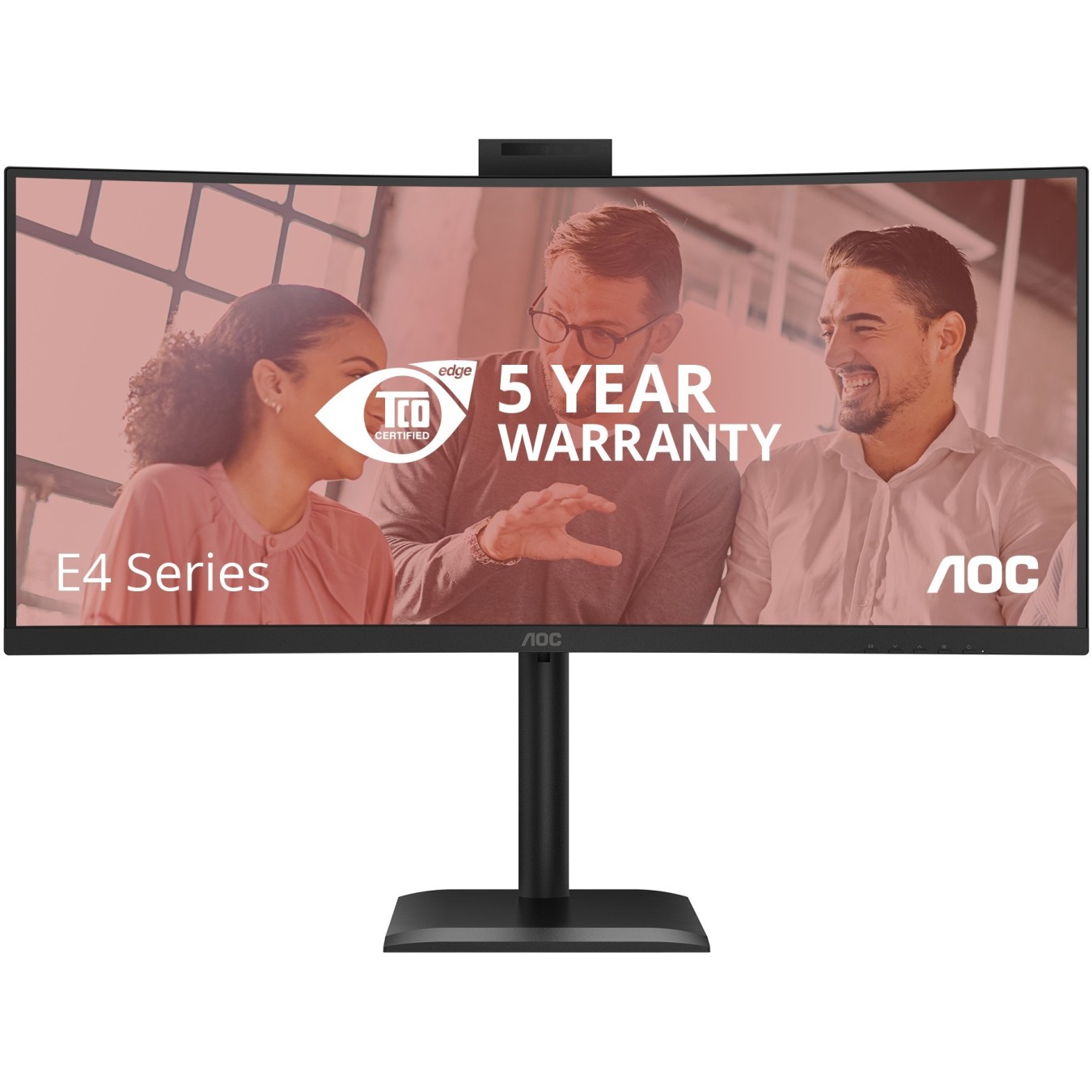 AOC Monitor - CU34E4CV - 34-inch WQHD Curved — Buy in Cyprus with Fast Delivery