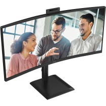 AOC Monitor - CU34E4CV - 34-inch WQHD Curved — Buy in Cyprus with Fast Delivery
