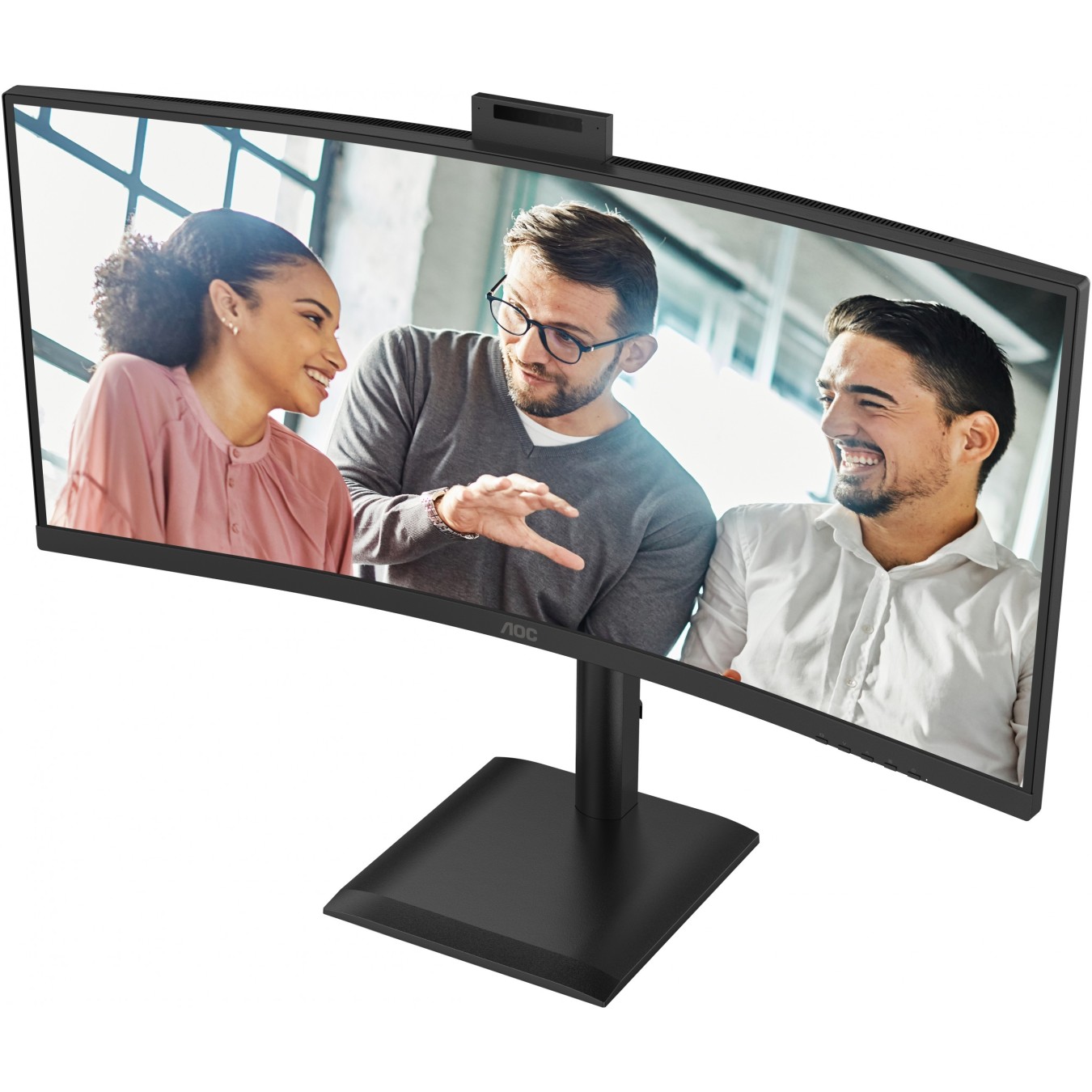 AOC Monitor - CU34E4CV - 34-inch WQHD Curved — Buy in Cyprus with Fast Delivery