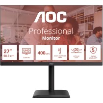 AOC Monitor - U27E4CV - 27 inch Ultra HD. Speakers. (3840x2160, 60 Hz, 2x HDMI 2.0, DisplayPort 1.4, USB-C (90W PD), RJ45)
