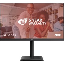 AOC Monitor - U27E4CV - 27 inch Ultra HD. Speakers. (3840x2160, 60 Hz, 2x HDMI 2.0, DisplayPort 1.4, USB-C (90W PD), RJ45)