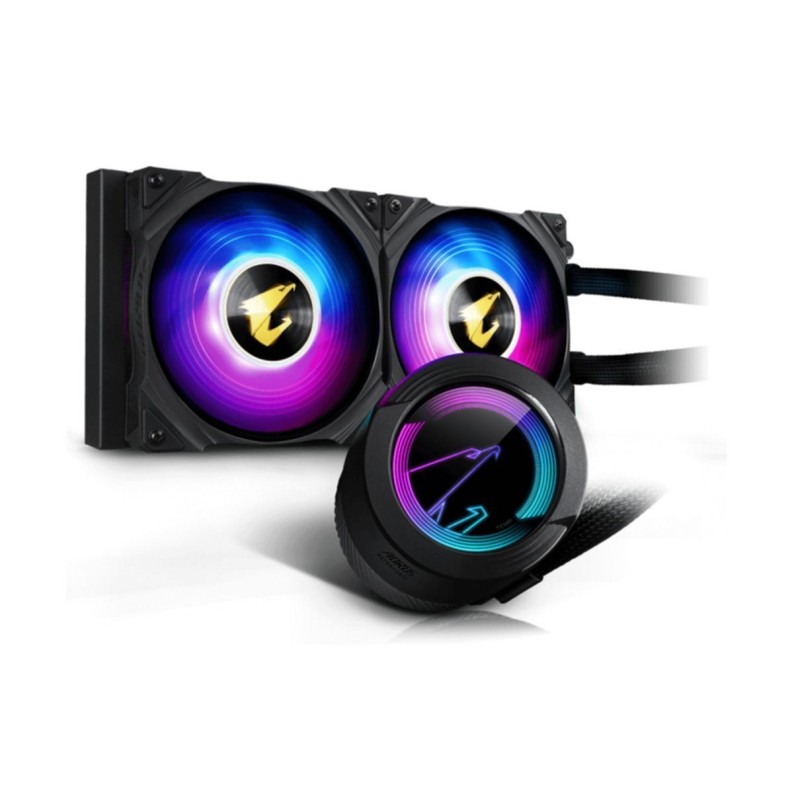Buy Gigabyte AORUS WATERFORCE 240 - 240mm AIO Liquid CPU Cooler, ARGB Pump Displ... in Cyprus, Nicosia, Limassol, Larnaka, Pafos