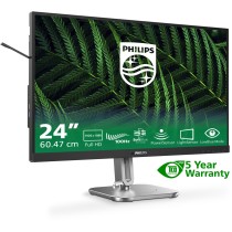 Philips Monitor - 24B2G5200 - 60.5 cm (23.8") 16:9 HDMI+DP+USB Dark Grey — Buy in Cyprus with Fast Delivery