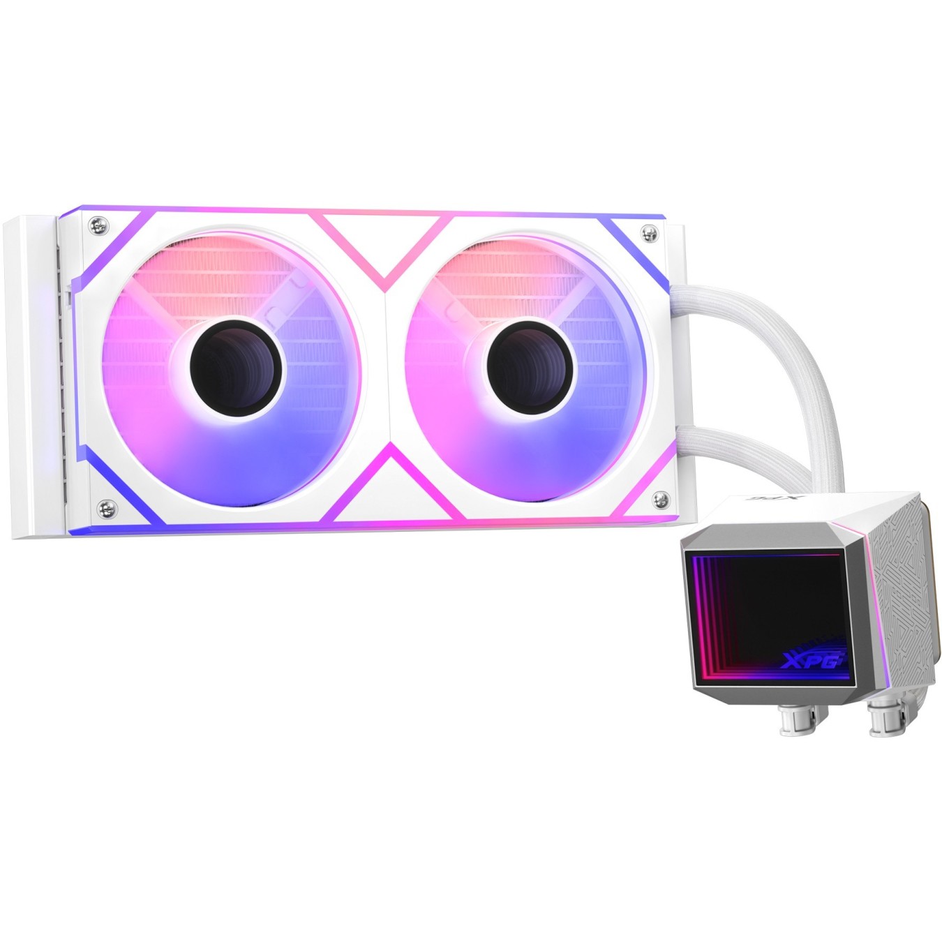 XPG Levante II 240 - 240mm White ARGB AIO CPU Liquid Cooler | Armenius Store