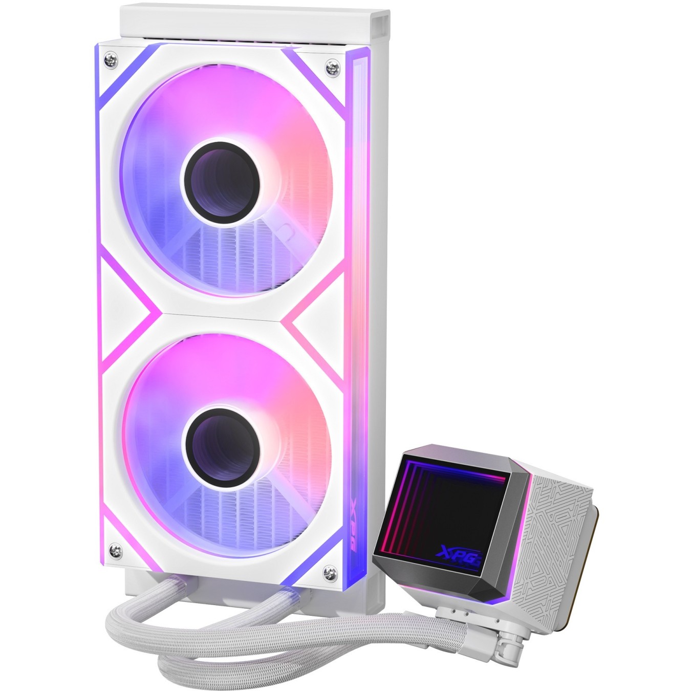 XPG Levante II 240 - 240mm White ARGB AIO CPU Liquid Cooler | Armenius Store