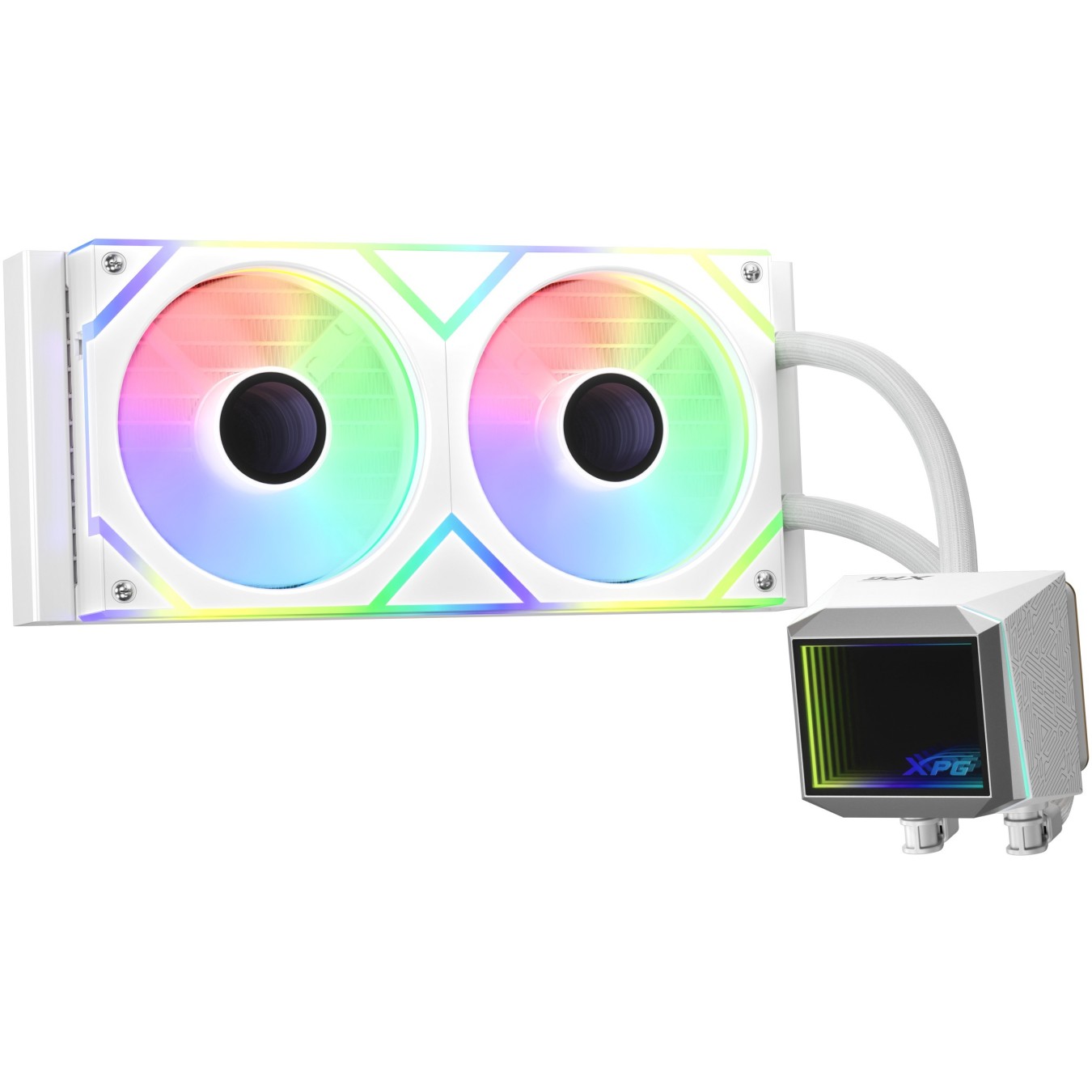 XPG Levante II 240 - 240mm White ARGB AIO CPU Liquid Cooler | Armenius Store