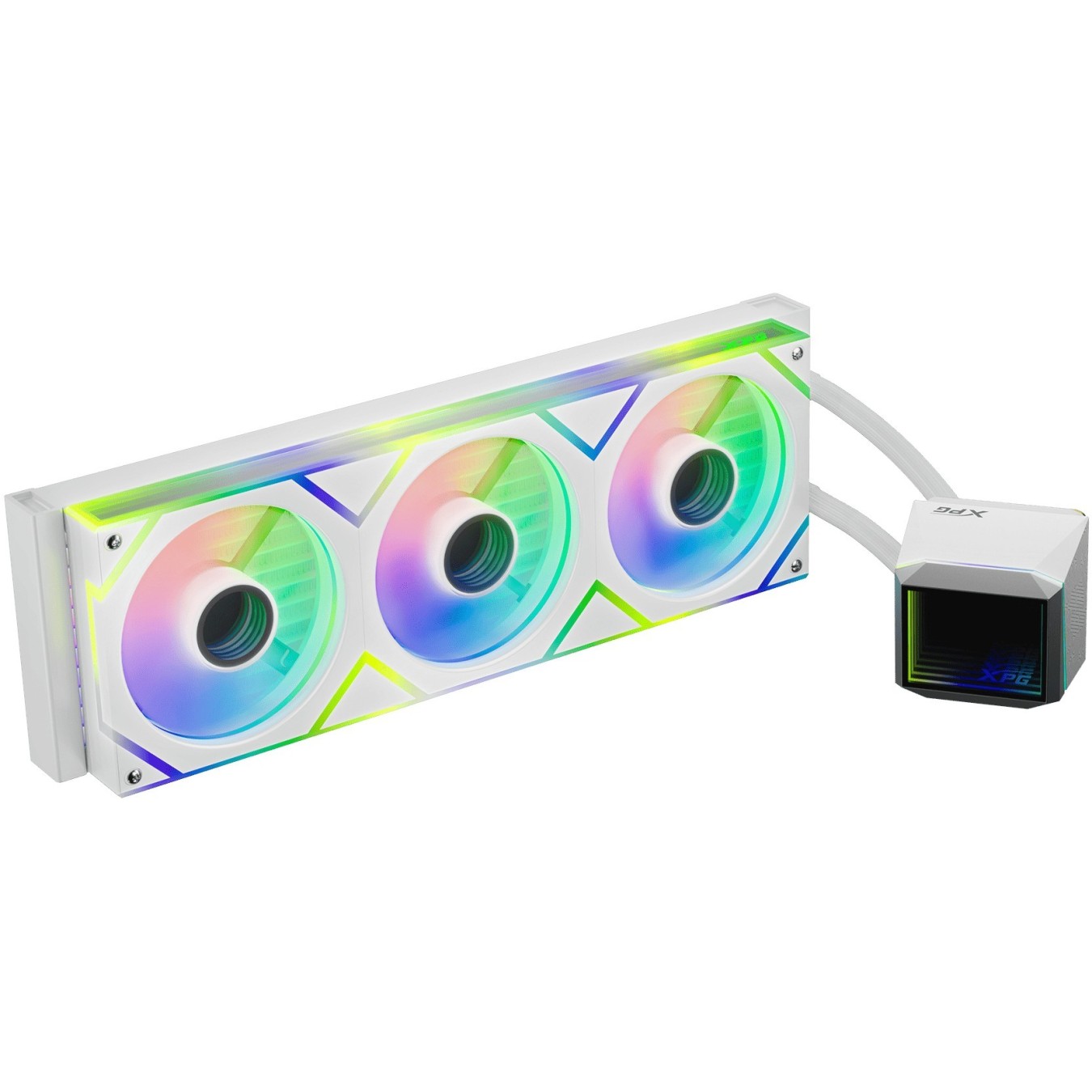 XPG Levante II 360 - 360mm AIO CPU Liquid Cooler White ARGB | Armenius Store