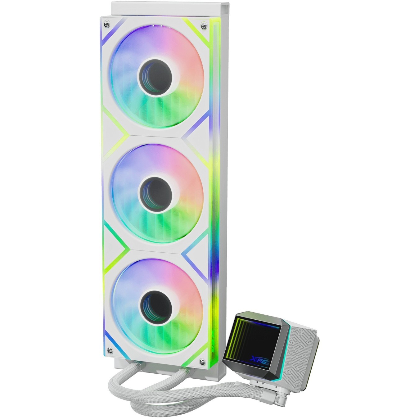 XPG Levante II 360 - 360mm AIO CPU Liquid Cooler White ARGB | Armenius Store