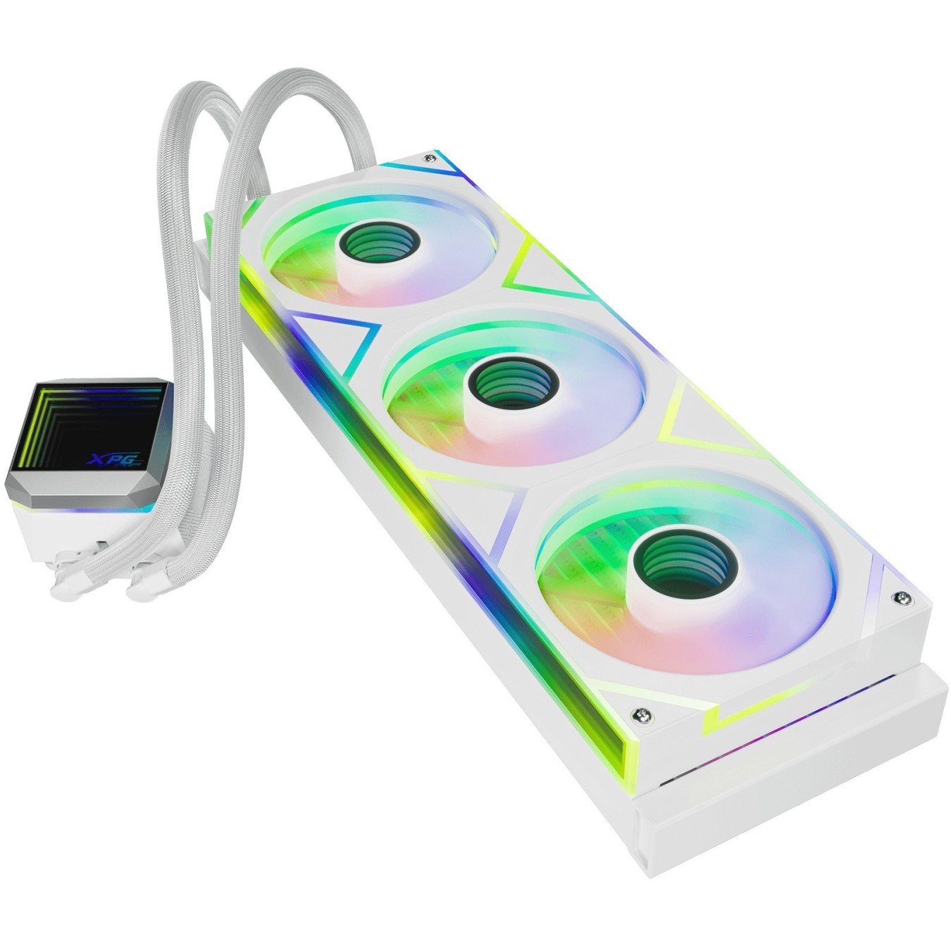 XPG Levante II 360 - 360mm AIO CPU Liquid Cooler White ARGB | Armenius Store