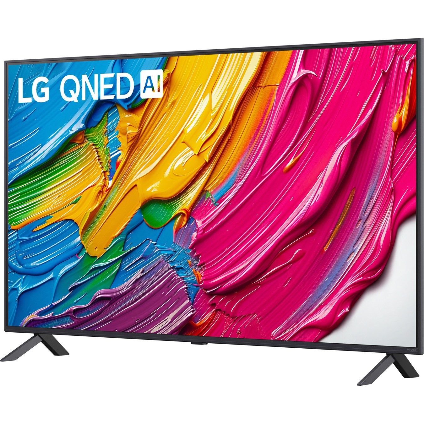 LG 139.7cm 55' (3840×2160) QNED 4K 60 Hz a7 Gen8 HDMI×3 USB×2 LAN WiFi webOS25 Black - 55QNED80A6A - 16:9