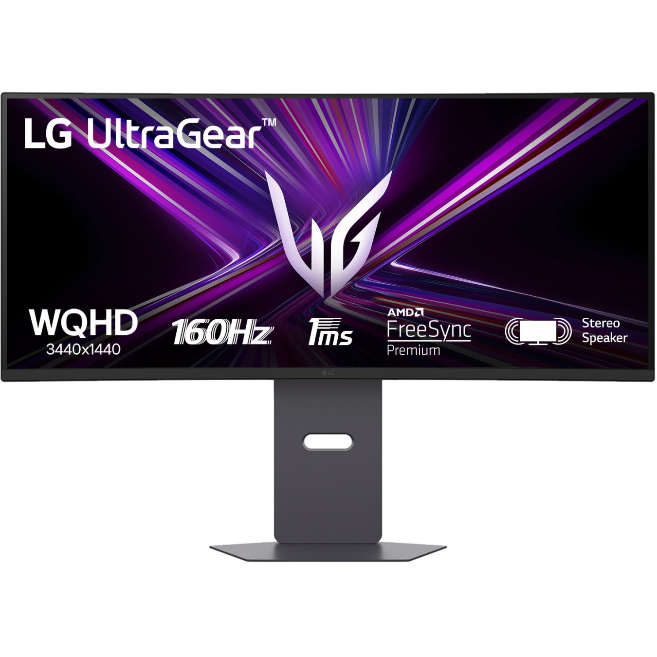 LG UltraGear - 34G600A-B - 86.4 cm 34' (3440×1440) 21:9 VA 1 ms (MBR) 160 Hz HDMI ×2 DisplayPort FreeSync Premium HDR10