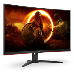 AOC C32G2ZE 31.5" 1080p VA Curved 240Hz 0.5ms FreeSync Premium Gaming Monitor (Boxed) — Buy in Cyprus with Fast Delivery