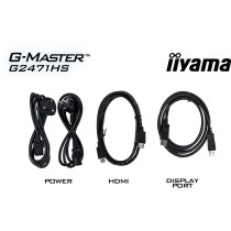 iiyama G-MASTER - G2471HS-B1 - 60.5 cm (23.8") 1920×1080 FHD 16:9 Fast IPS 0.3 ms (MPRT) 240 Hz HDMI 2.0 ×2 DisplayPort 1...
