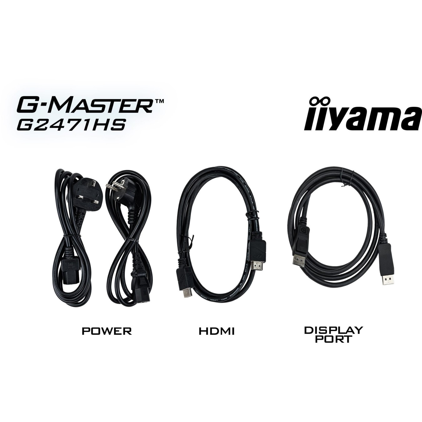 iiyama G-MASTER - G2471HS-B1 - 60.5 cm (23.8") 1920×1080 FHD 16:9 Fast IPS 0.3 ms (MPRT) 240 Hz HDMI 2.0 ×2 DisplayPort 1...