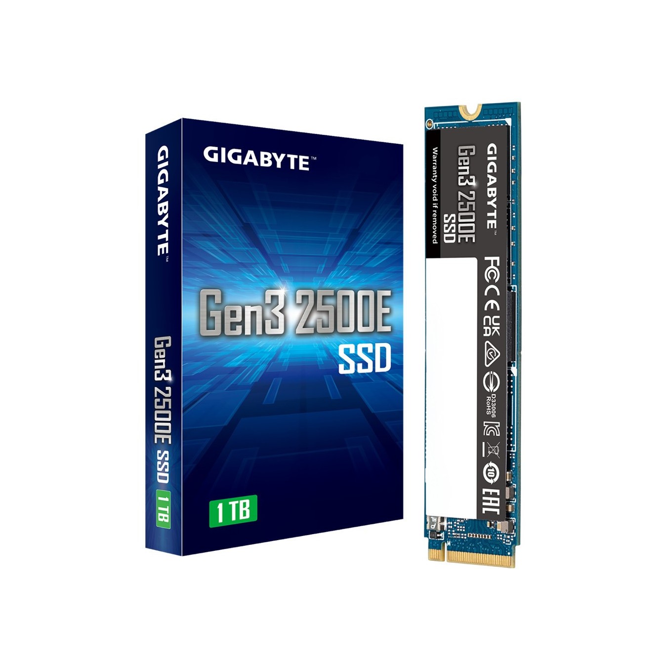 Gigabyte NVMe - 2500E - Gen3 PCI-E 3.0 NVMe 1.3 — Buy in Cyprus with Fast Delivery