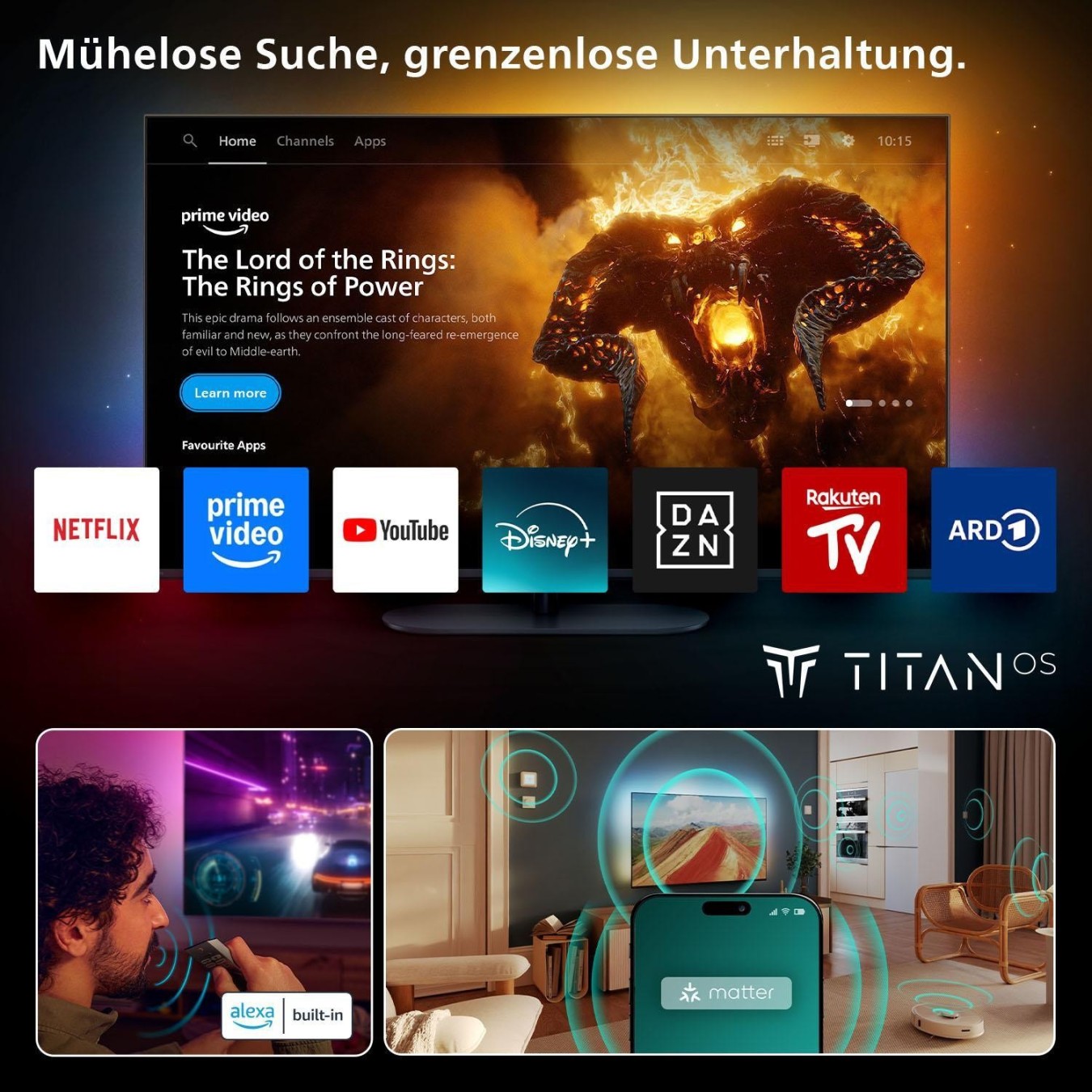 Philips TV - 48OLED760 - 12 121cm 48' 4K OLED 120 Hz Ambilight Smart TV — Buy in Cyprus with Fast Delivery