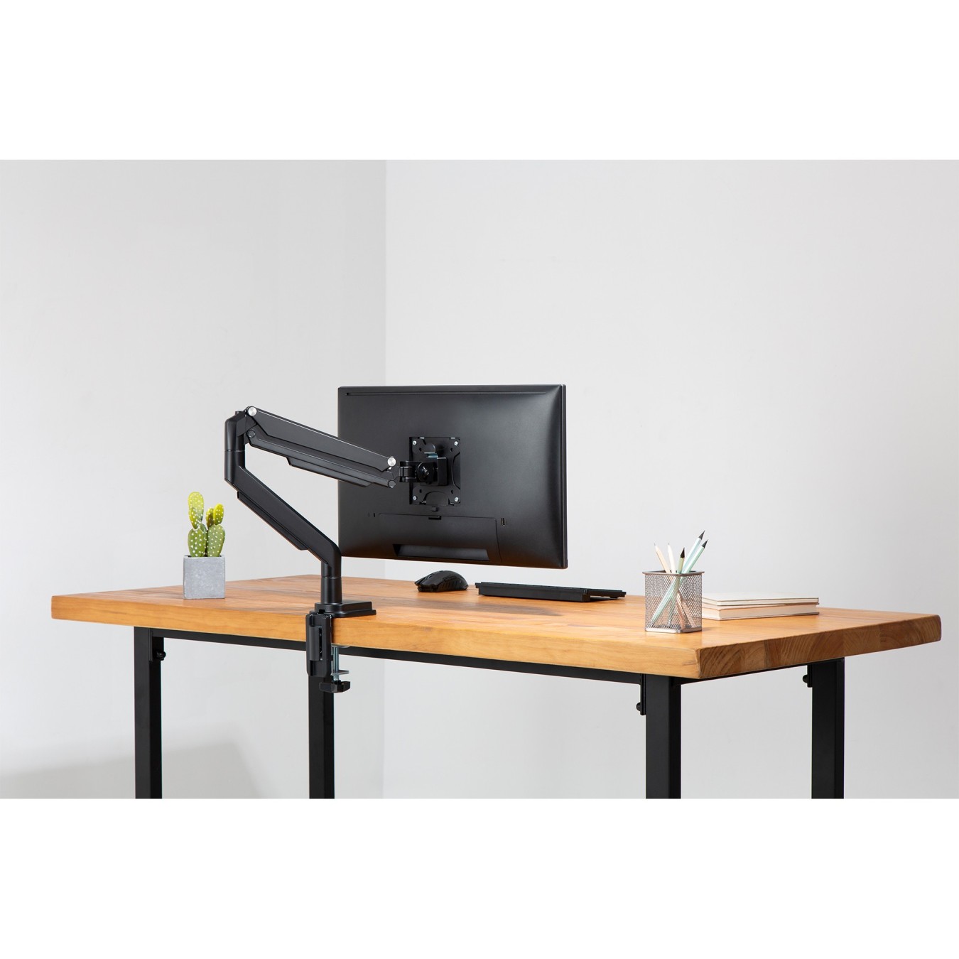 DIGITUS Desk Monitor Mount - DA-90394 - 1 Monitor, 15-32", 9 kg, Black, Gas Spring — Buy in Cyprus with Fast Delivery