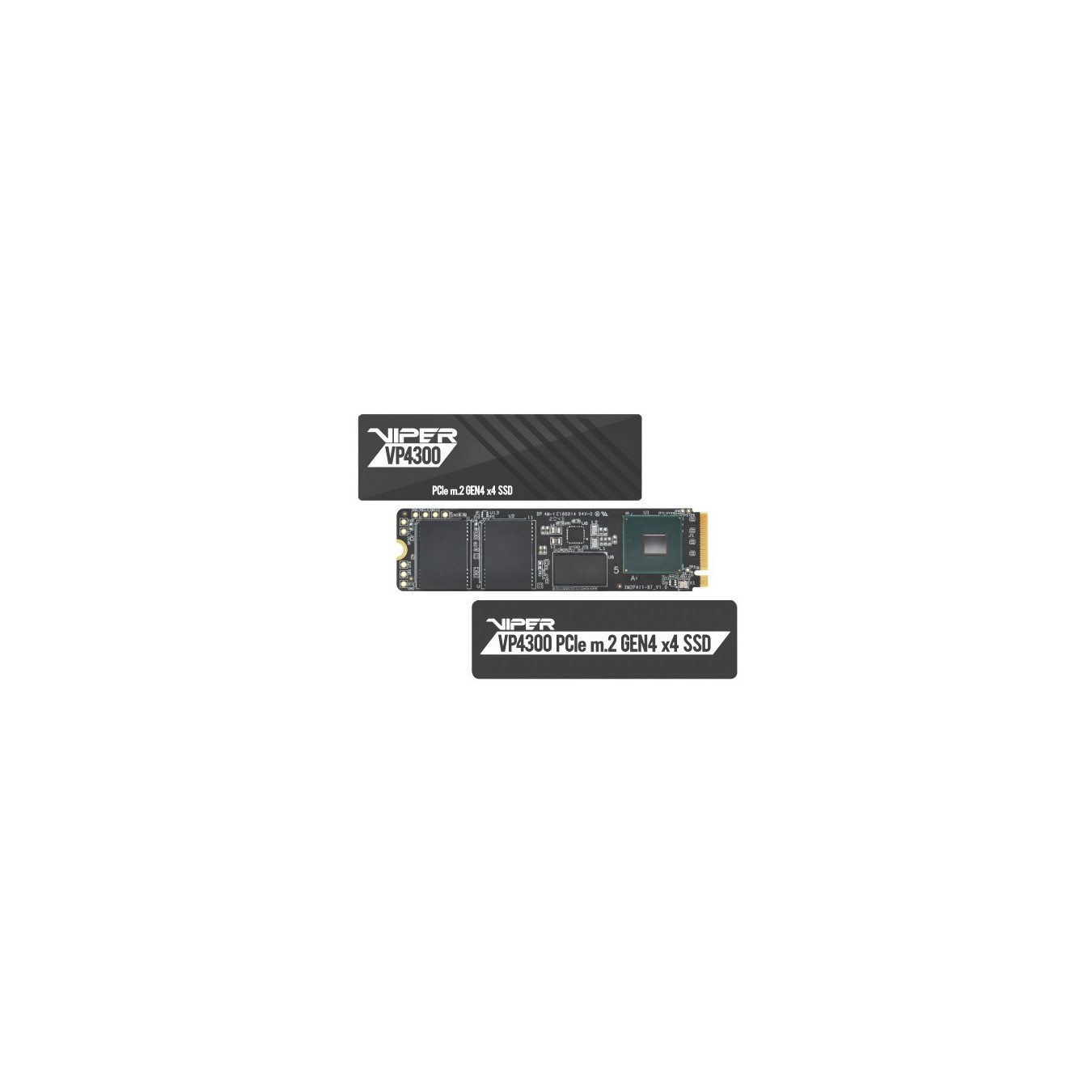 Patriot Viper - VP4300 - M.2 2 TB Black PCIe 4.0 x4 NVMe 1.4 2280 — Buy in Cyprus with Fast Delivery