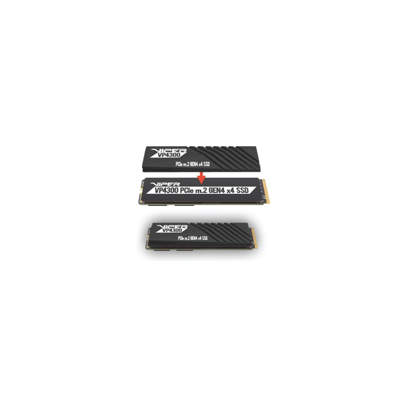 Patriot Viper - VP4300 - M.2 2 TB Black PCIe 4.0 x4 NVMe 1.4 2280 — Buy in Cyprus with Fast Delivery