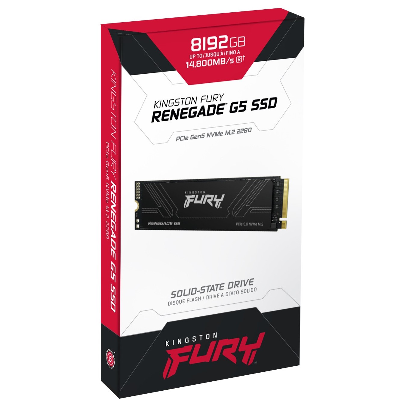 M.2 8TB Kingston PCI-E NVMe Gen5 FURY Renegade - Characteristics — Buy in Cyprus with Fast Delivery