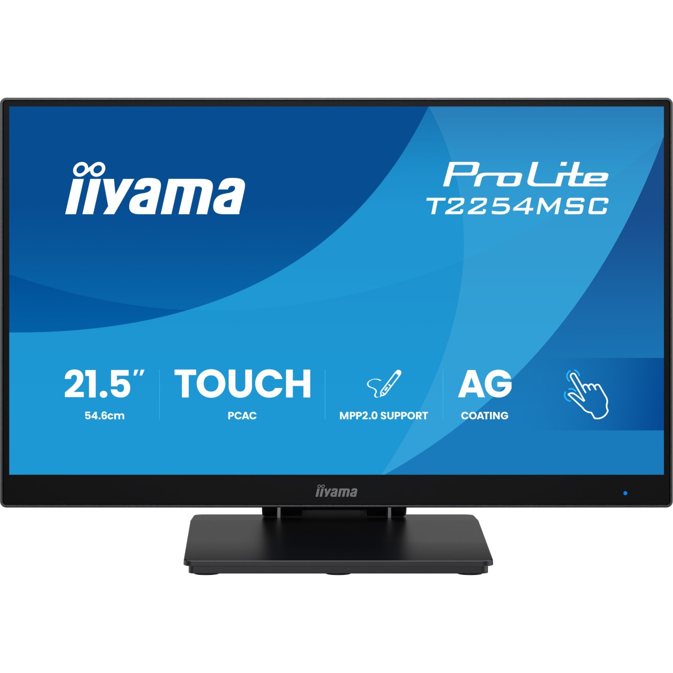 IIYAMA Monitor - T2254MSC-B2AG - 54.6 cm (21.5 in), 16:9, M-Touch HDMI+DP+USB — Buy in Cyprus with Fast Delivery
