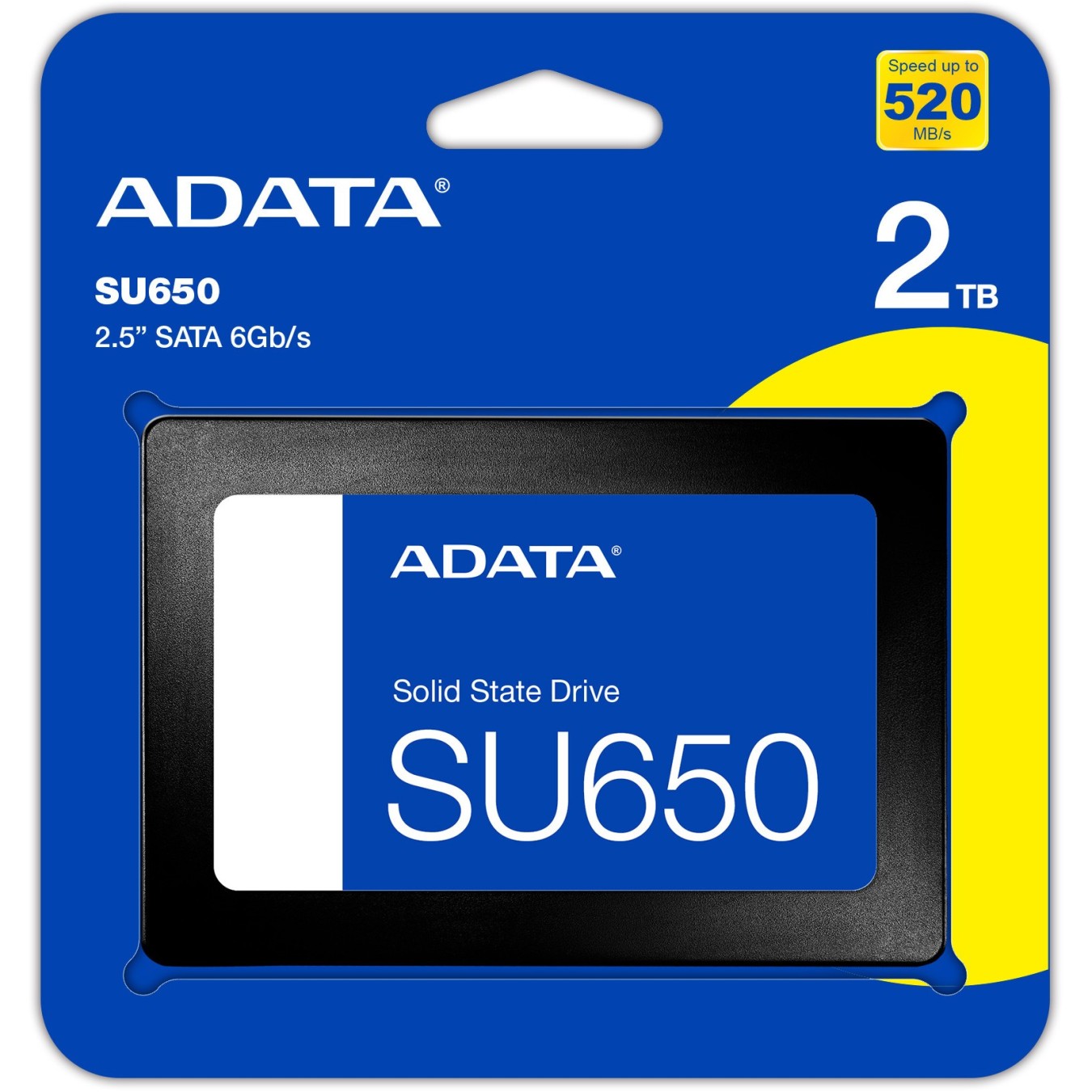 ADATA 2.5' 2TB SATAIII 3D NAND - SU650 - Retail — Buy in Cyprus with Fast Delivery