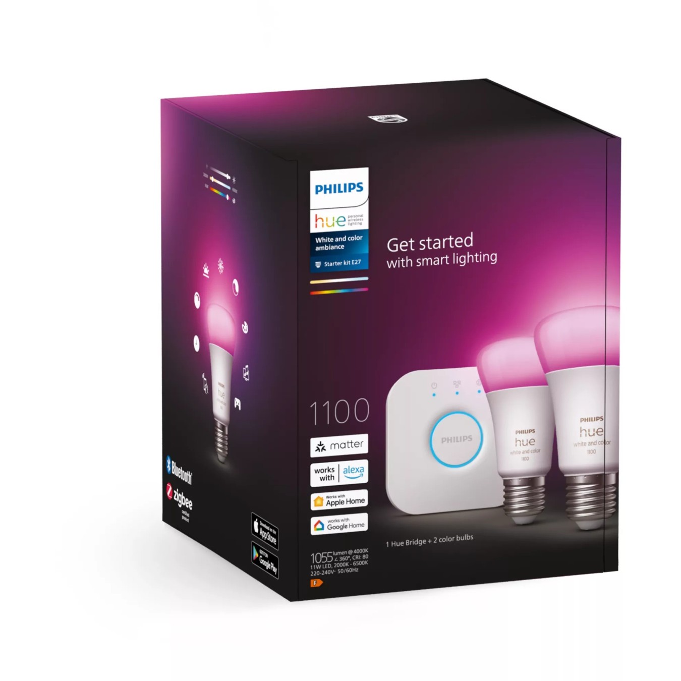 Philips Hue StiWa White & Color Ambiance E27 2-pack Starter Set — Buy in Cyprus with Fast Delivery