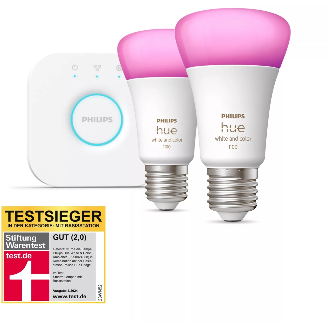Philips Hue StiWa White & Color Ambiance E27 2-pack Starter Set — Buy in Cyprus with Fast Delivery