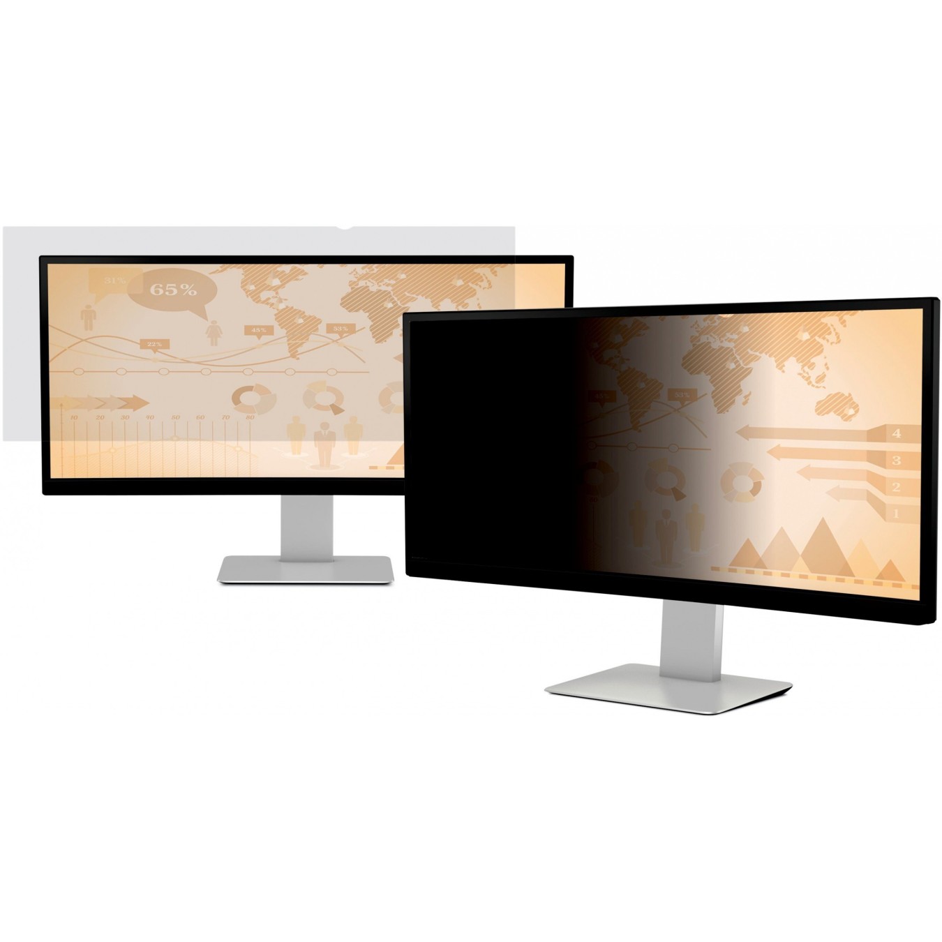 3M Privacy Filter - PF340W2B - Standard Desktop 34.0' 21:9 — Buy in Cyprus with Fast Delivery