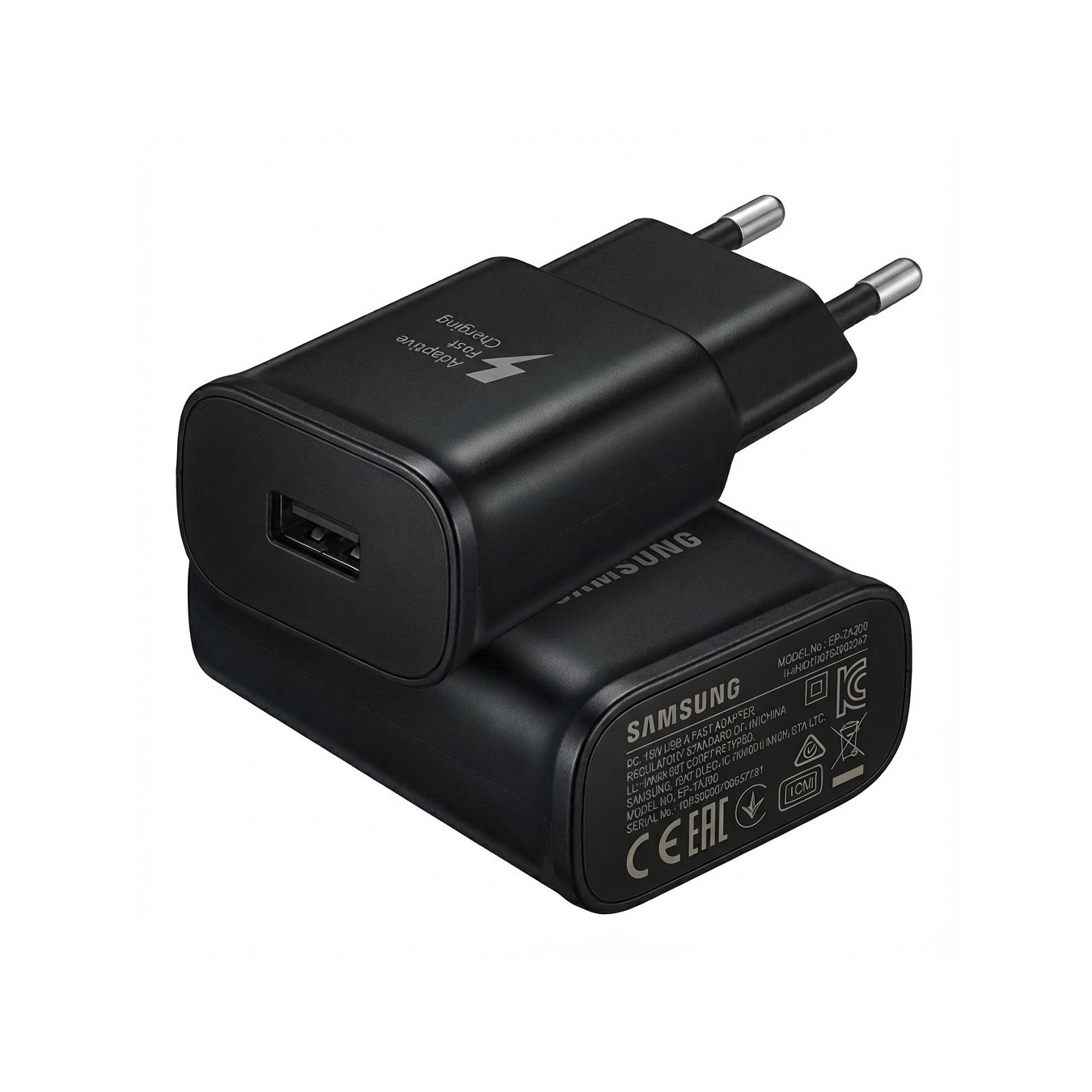 Samsung 15W USB-A Fast Adapter - EP-TA200 - Black — Buy in Cyprus with Fast Delivery
